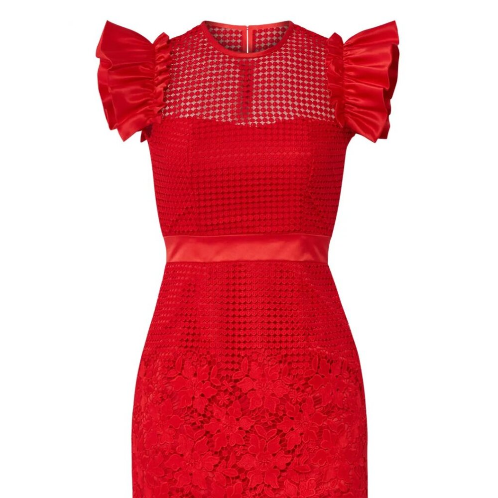 UnitedWood Red Karlie Dress
